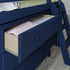 Jackpot Deluxe Windsor 3 Twin-Size Storage Loft Bed with Two Dressers and Desk