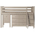 Jackpot Deluxe Windsor 3 Twin-Size Storage Loft Bed with Two Dressers and Desk