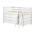 Jackpot Deluxe Windsor 1 Twin-Size Storage Loft Bed with Two Dressers