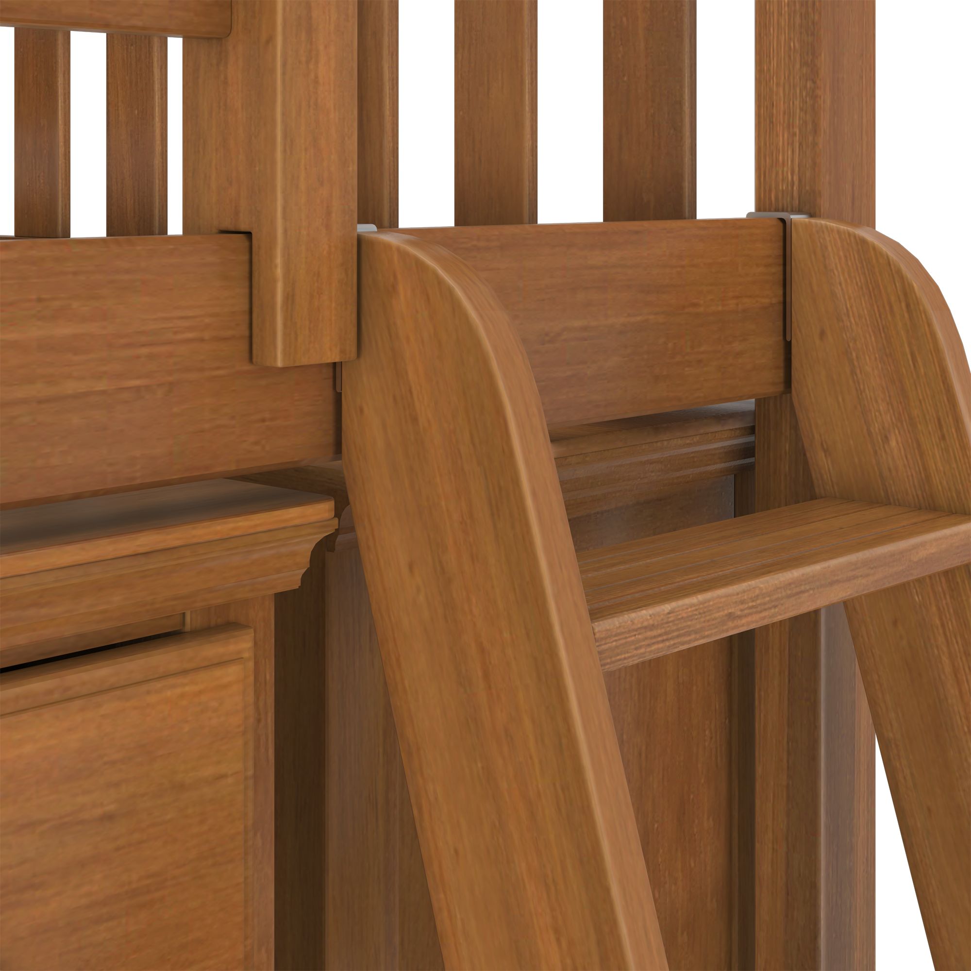 Jackpot Deluxe Windsor 1 Twin-Size Storage Loft Bed with Two Dressers