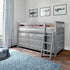 Jackpot Deluxe Windsor 1 Twin-Size Storage Loft Bed with Two Dressers