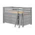 Jackpot Deluxe Windsor 1 Twin-Size Storage Loft Bed with Two Dressers