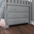 Jackpot Deluxe Windsor 1 Twin-Size Storage Loft Bed with Two Dressers