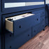 Jackpot Deluxe Windsor 1 Twin-Size Storage Loft Bed with Two Dressers