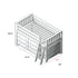 Jackpot Deluxe Windsor 1 Twin-Size Storage Loft Bed with Two Dressers