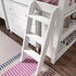 Jackpot Deluxe Windsor 2 Twin-Size Storage Loft Bed with Dresser, Bookcase and Desk