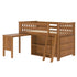 Jackpot Deluxe Windsor 2 Twin-Size Storage Loft Bed with Dresser, Bookcase and Desk