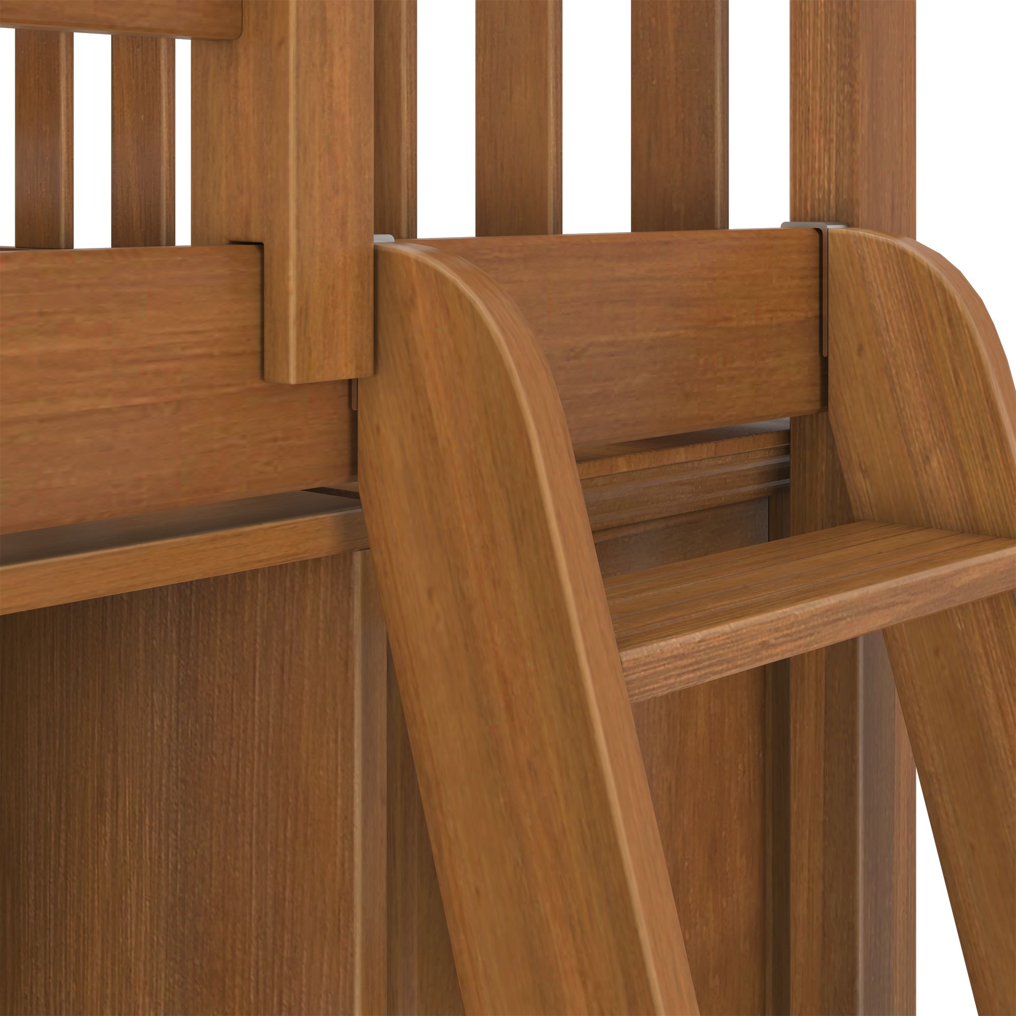 Jackpot Deluxe Windsor 2 Twin-Size Storage Loft Bed with Dresser, Bookcase and Desk