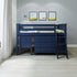 Jackpot Deluxe Windsor 2 Twin-Size Storage Loft Bed with Dresser, Bookcase and Desk