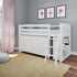 Jackpot Deluxe Windsor Twin-Size Storage Loft Bed with Dresser and Bookcase