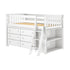 Jackpot Deluxe Windsor Twin-Size Storage Loft Bed with Dresser and Bookcase