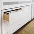Jackpot Deluxe Windsor Twin-Size Storage Loft Bed with Dresser and Bookcase