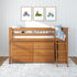 Jackpot Deluxe Windsor Twin-Size Storage Loft Bed with Dresser and Bookcase