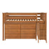 Jackpot Deluxe Windsor Twin-Size Storage Loft Bed with Dresser and Bookcase