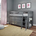 Jackpot Deluxe Windsor Twin-Size Storage Loft Bed with Dresser and Bookcase