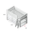 Jackpot Deluxe Windsor Twin-Size Storage Loft Bed with Dresser and Bookcase