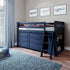 Jackpot Deluxe Windsor Twin-Size Storage Loft Bed with Dresser and Bookcase