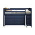 Jackpot Deluxe Windsor Twin-Size Storage Loft Bed with Dresser and Bookcase