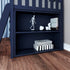 Jackpot Deluxe Windsor Twin-Size Storage Loft Bed with Dresser and Bookcase
