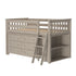 Jackpot Deluxe Windsor Twin-Size Storage Loft Bed with Dresser and Bookcase