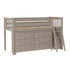 Jackpot Deluxe Windsor Twin-Size Storage Loft Bed with Dresser and Bookcase