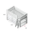 Jackpot Deluxe Windsor Twin-Size Storage Loft Bed with Dresser and Bookcase