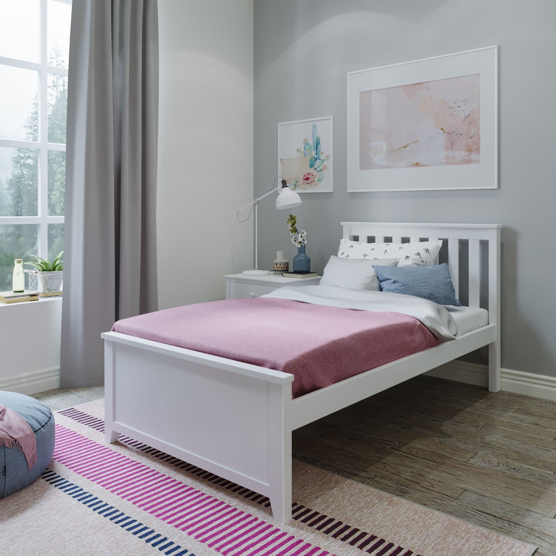 Jackpot Deluxe Dublin Twin Platform Bed