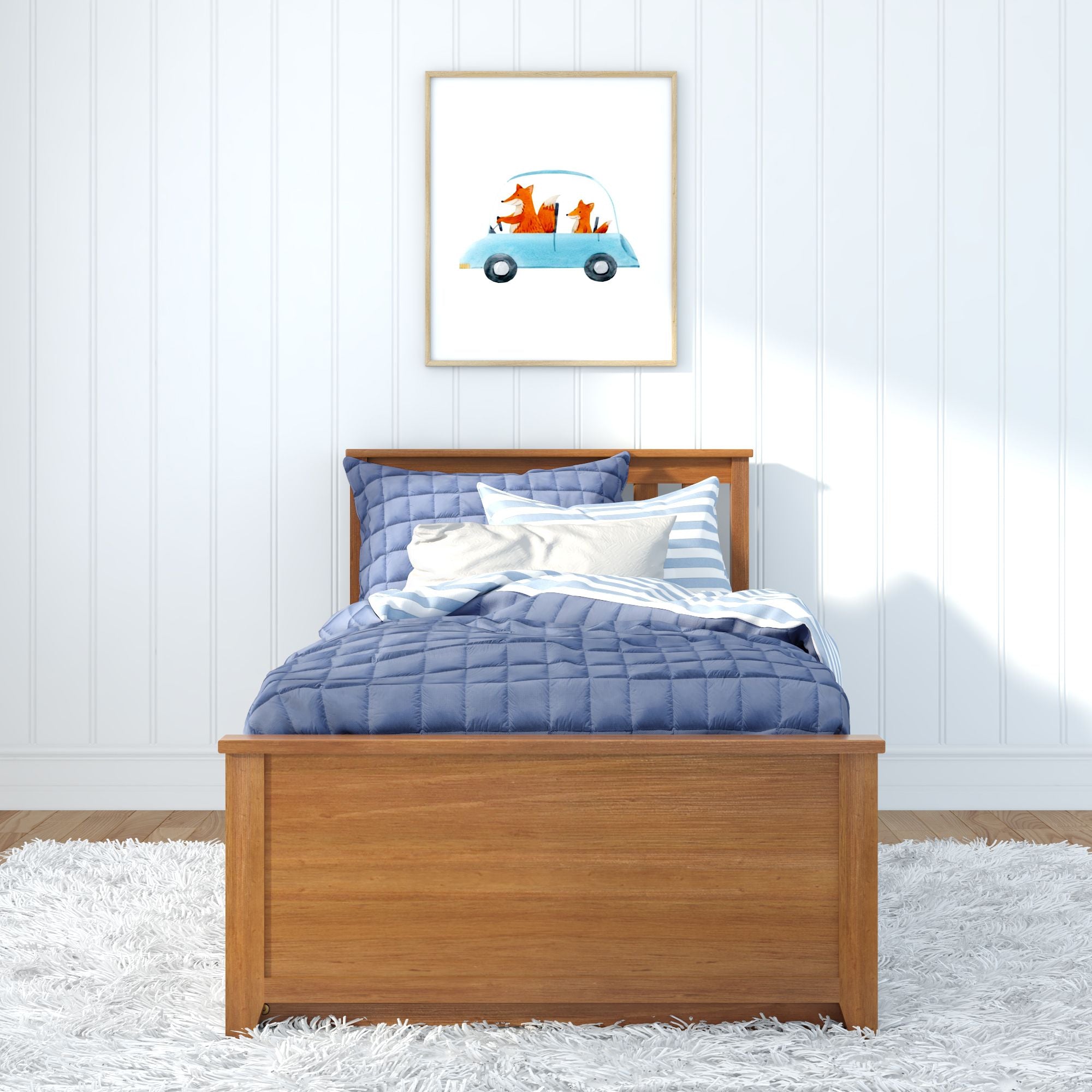 Jackpot Deluxe Dublin Platform Bed With Trundle, Twin