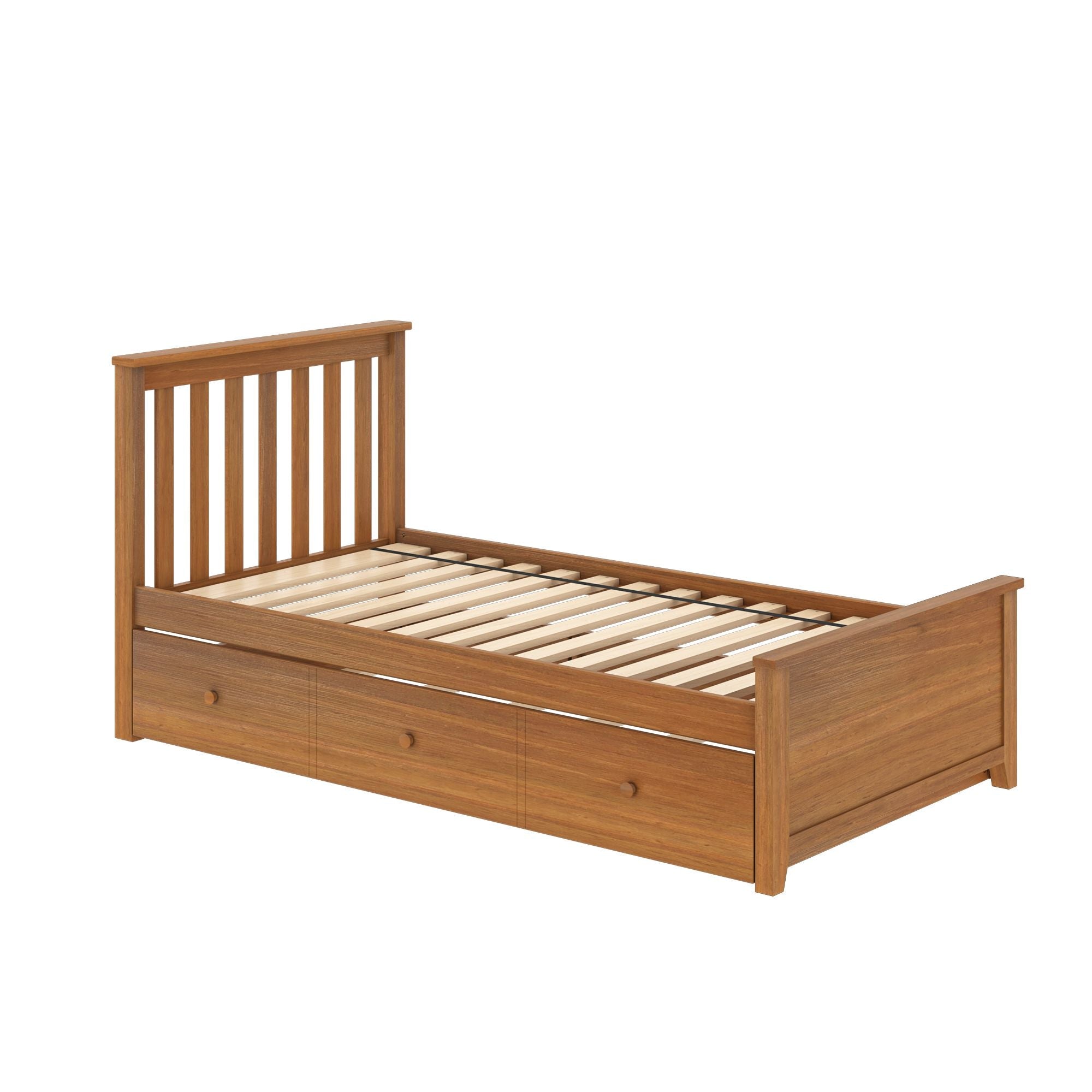 Jackpot Deluxe Dublin Platform Bed With Trundle, Twin