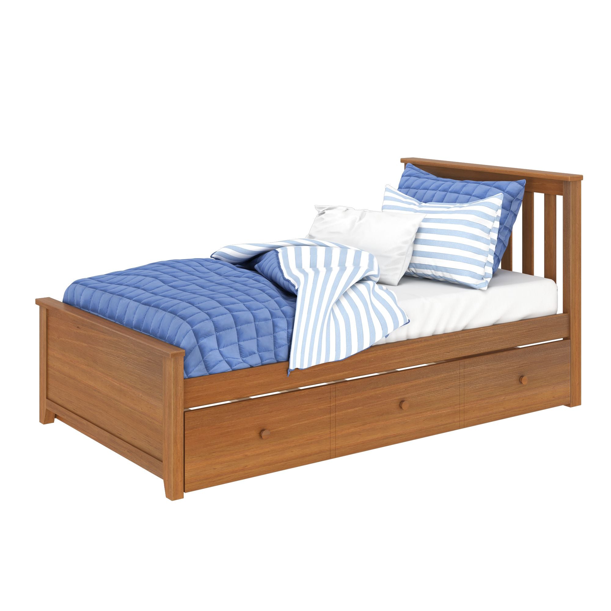 Jackpot Deluxe Dublin Platform Bed With Trundle, Twin