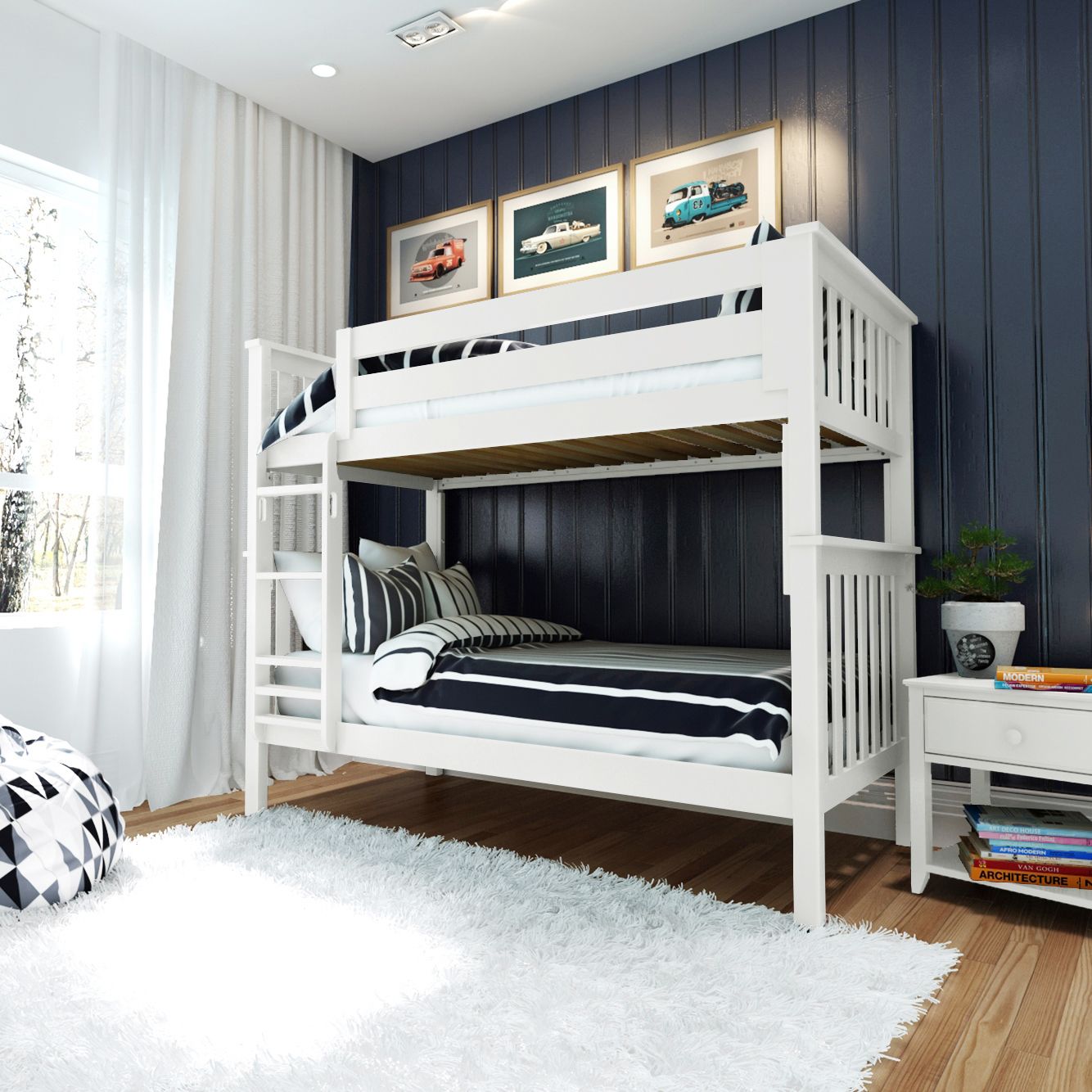 Jackpot Deluxe Bristol Twin over Twin Bunk Bed