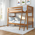 Jackpot Deluxe Bristol 1 Twin over Twin Bunk with Angle Ladder