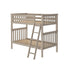 Jackpot Deluxe Bristol 1 Twin over Twin Bunk with Angle Ladder