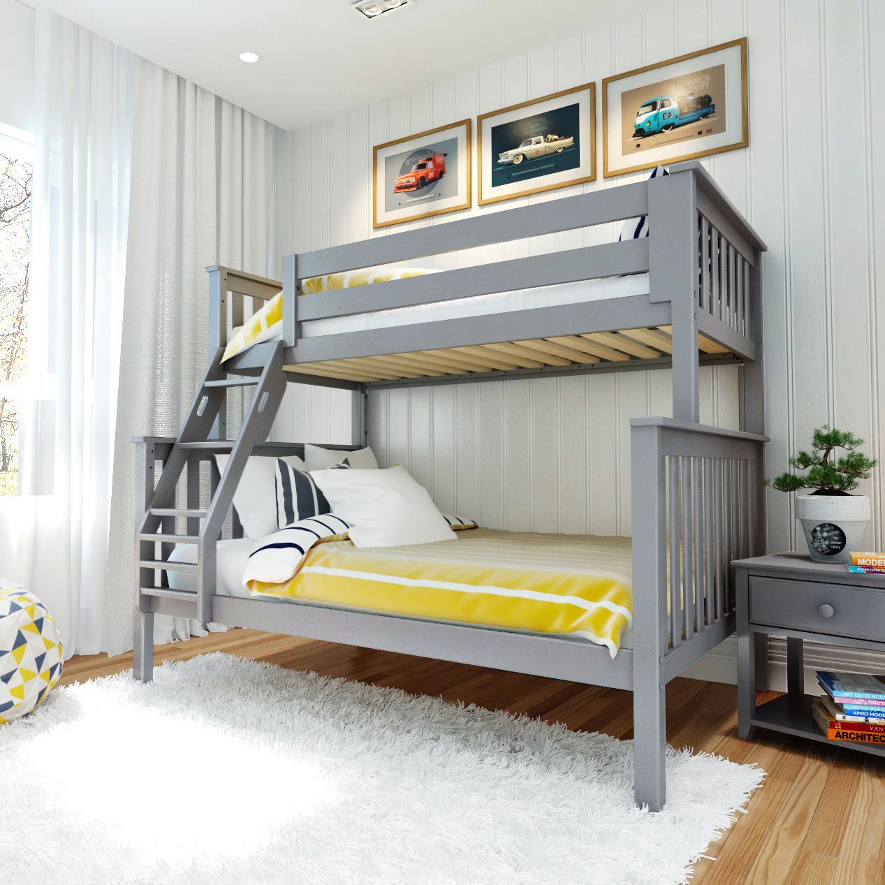 Jackpot Deluxe Kent Twin over Full Bunk Bed
