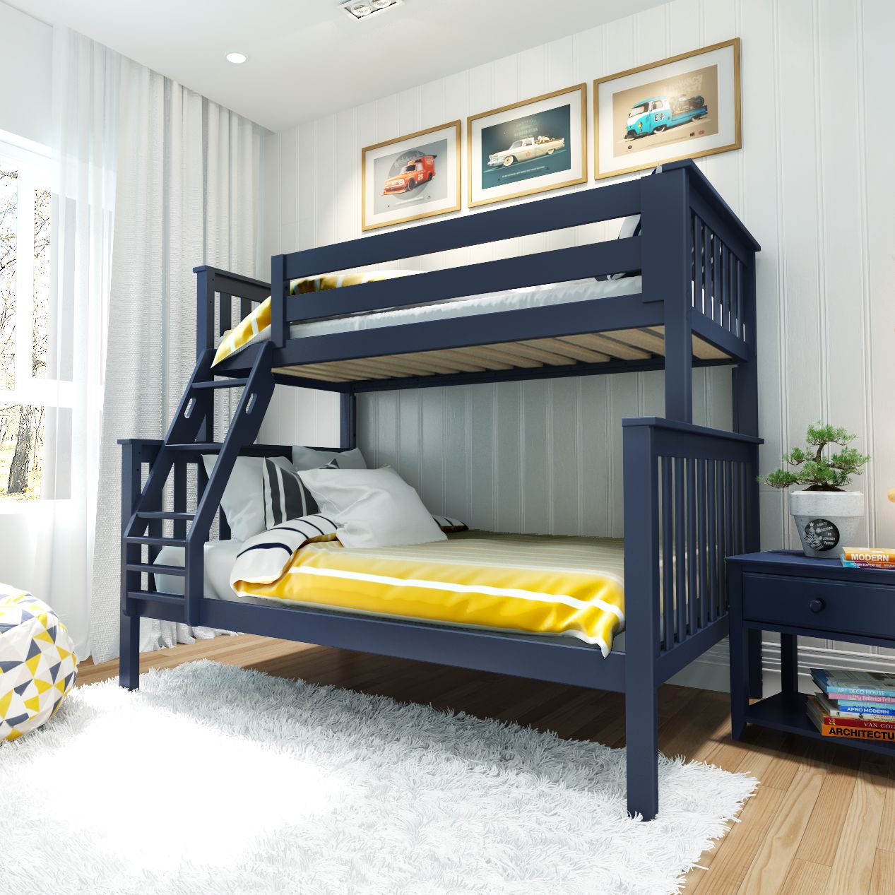 Jackpot Deluxe Kent Twin over Full Bunk Bed