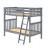 Jackpot Deluxe Bristol 1 Twin over Twin Bunk with Angle Ladder
