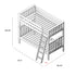 Jackpot Deluxe Bristol 1 Twin over Twin Bunk with Angle Ladder