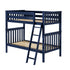 Jackpot Deluxe Bristol 1 Twin over Twin Bunk with Angle Ladder
