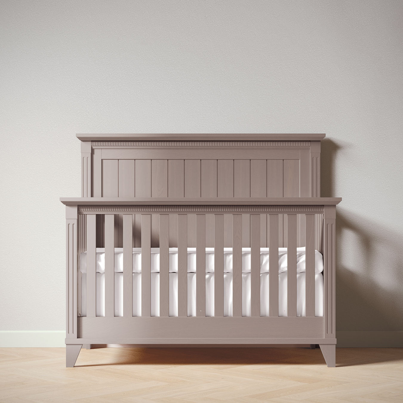 Silva Furniture Edison Crib | 5-in-1 Convertible | Solid Wood