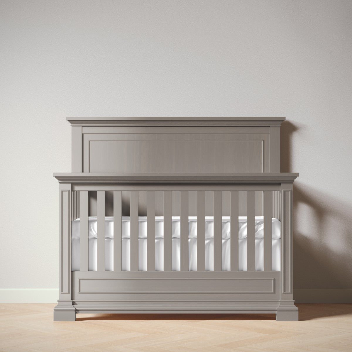 Silva Furniture Jackson Crib | 5-in-1 Convertible | Solid Wood