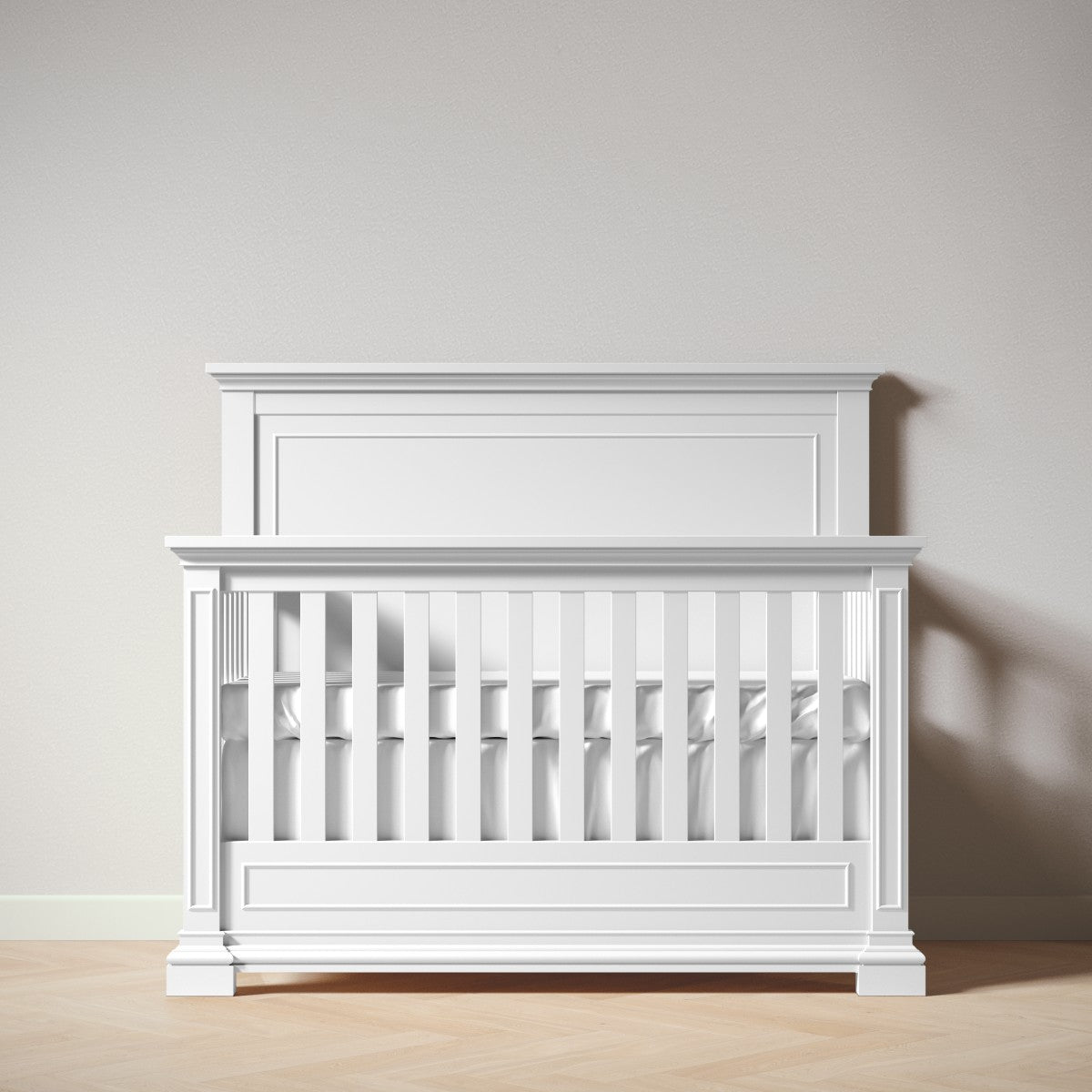 Silva Furniture Jackson Crib | 5-in-1 Convertible | Solid Wood