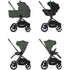 Silver Cross Breez Compact Stroller + Folding Bassinet Bundle