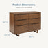 Maxi-Cosi Nursery Embraced Forms 6-Drawer Dresser