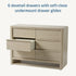Maxi-Cosi Nursery NorCal 6-Drawer Dresser