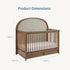 Maxi-Cosi Nursery Quiet Luxury 6-in-1 Convertible Crib with Toddler Bed/Daybed Conversion Kit