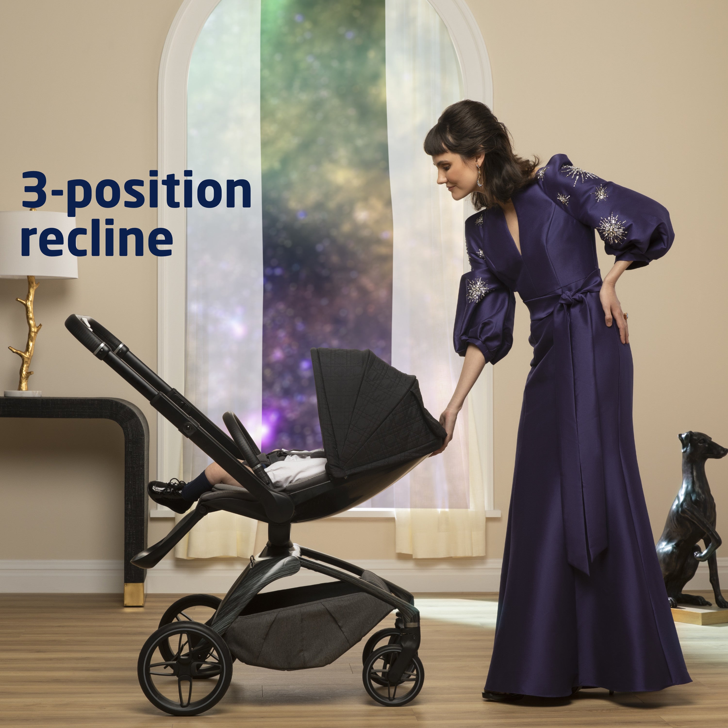 maxi cosi stroller with nuna car seat Maxi Cosi Tana 360 Rotating Modular Stroller, Onyx Heritage