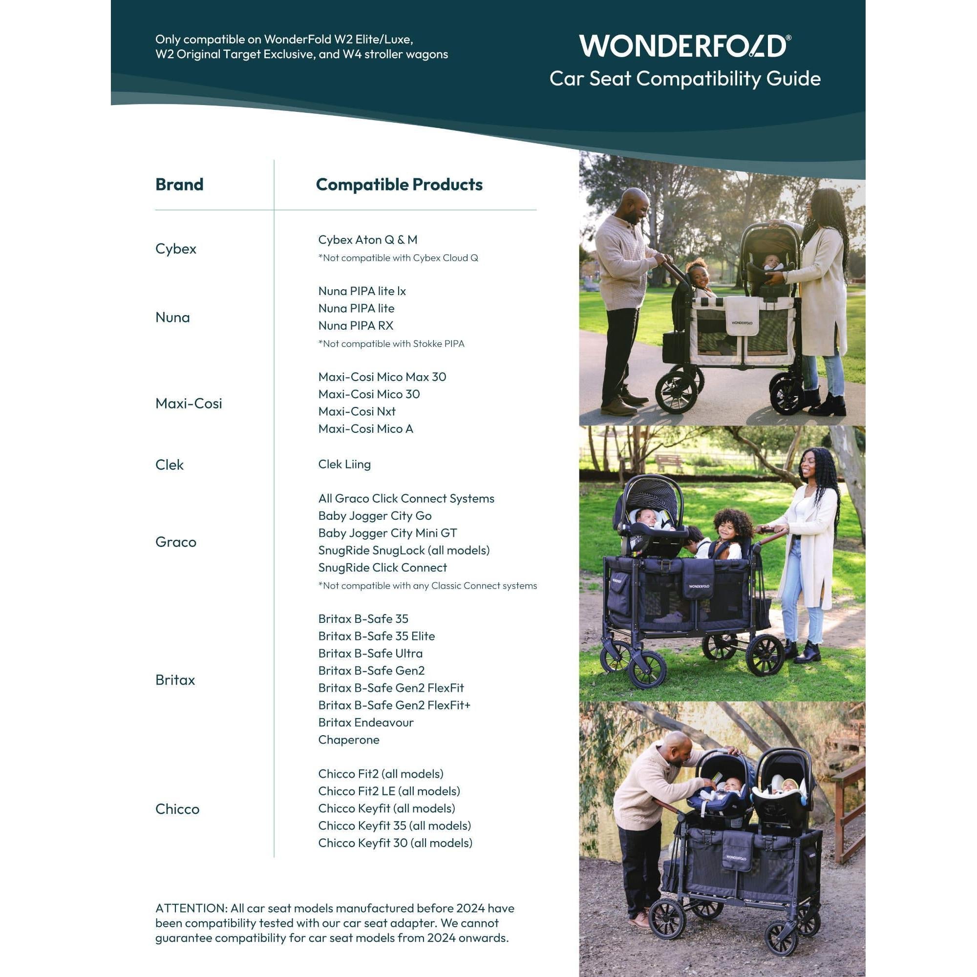 WonderFold Car Seat Adapter
