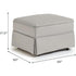 Storytime Glide Ottoman for Natasha & Quinn Gliders