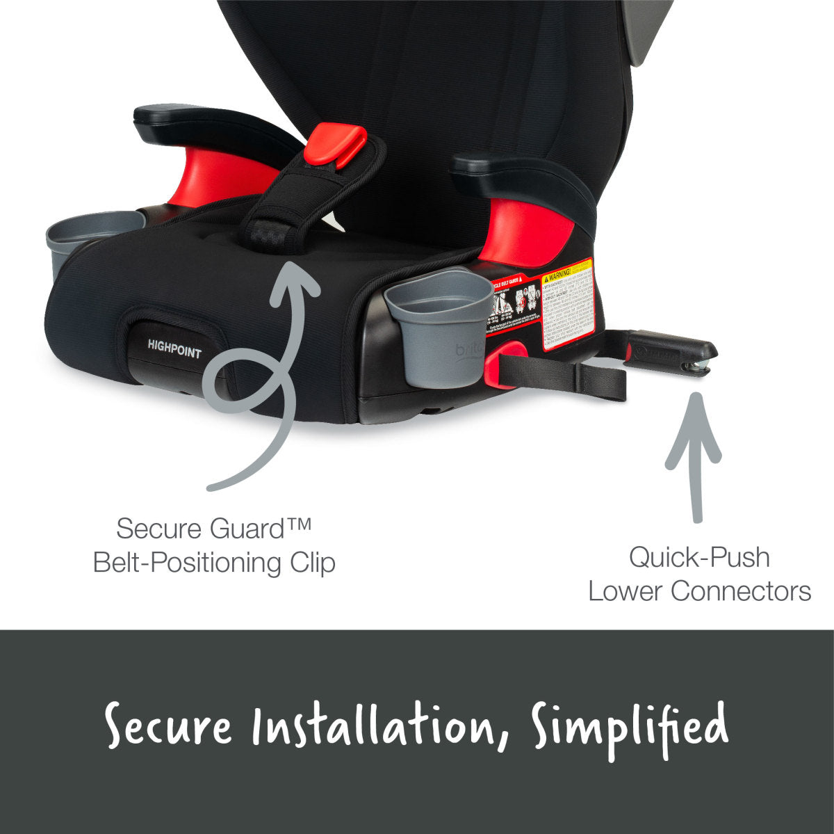 how to take the back off a britax booster seat Britax Highpoint Backless Belt-Positioning Booster Seat with Safewash – Lakeland Baby and Teen Furniture