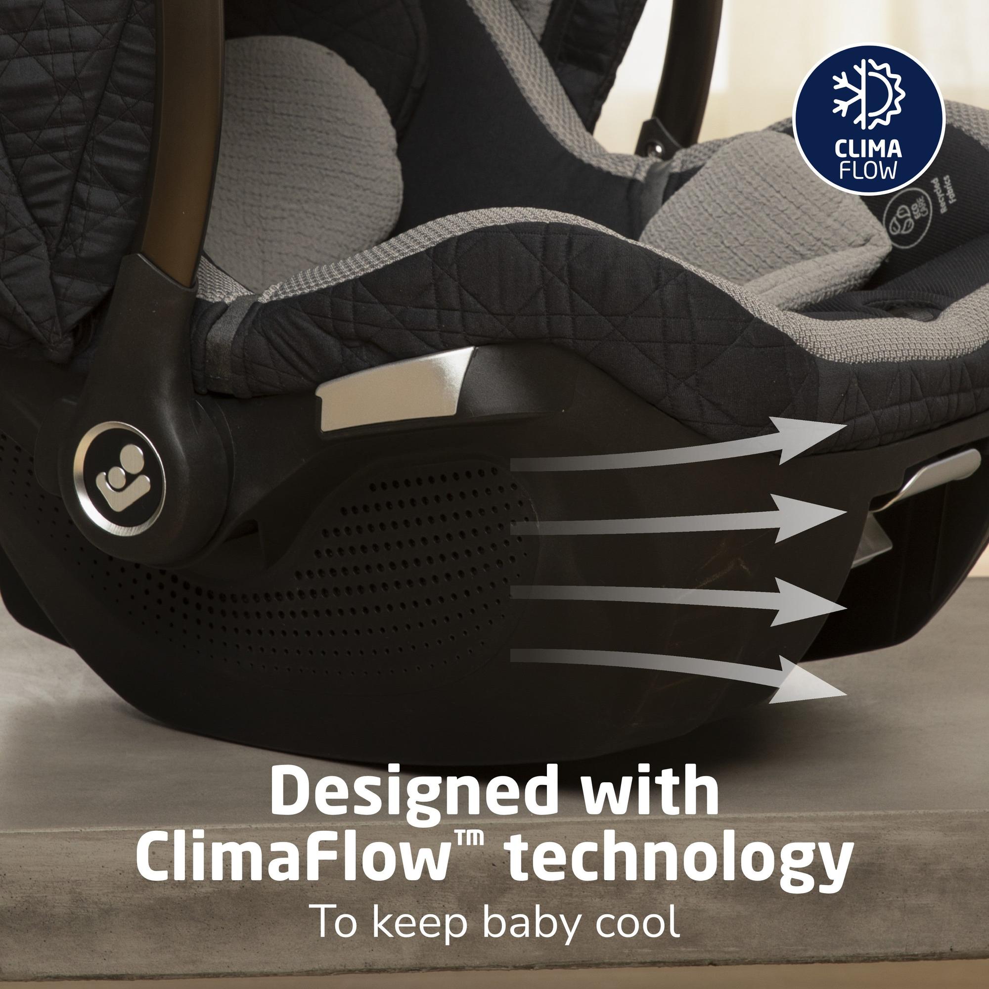 maxi cosi clima flow Maxi-Cosi Kindred Peri 180° Rotating Infant Car Seat – Lakeland Baby and Teen Furniture